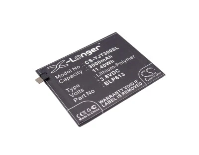 Batería de 3,8 V para Oneplus 3 Dual SIM Premium Celda 3000 mAh Li-Polímero Nueva Reino Unido Foto 1 de 4