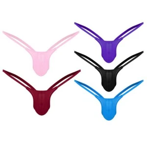 Bikini para hombre Jockstrap Cuerda en G Tanga Elástica Elevación Baja Bulto Bolsa Ropa Interior - Imagen 1 de 24