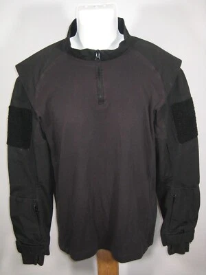 Propper Jacket Fleece Pullover Mens L Black 1/4 Zip  Tactical Workwear Shirt Vtg - Image 1 of 4