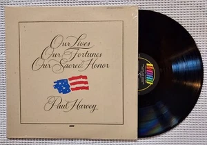 PAUL HARVEY Our Lives Fortunes Sacred Honor Orig '75 WORD Xian Spoken LP Shrink - Picture 1 of 1