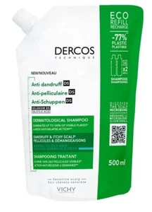 Vichy Dercos DS Anti-Dandruff Advanced Action Shampoo 500ml-Normal To Oily Hair - Picture 1 of 7