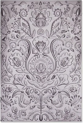 Sizzix Folk Doodle 3D Embossing folder #664527 Retail $12.99 by Jessica Scott - Image 1 of 4