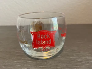 Vintage Rock Island 2.5'' Glass Golden State Route - Route of the Rockets - Picture 1 of 4