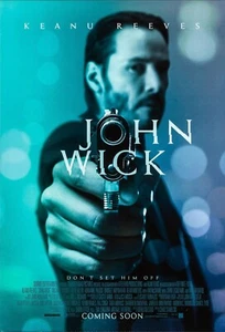 JOHN WICK 2014 one sheet poster print 27x40" Keanu Reeves FREE P&P - Imagen 1 de 1