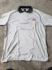 Vintage 1980s Champion Spark Plugs Racing Polo, Short sleeve Small GRAY - Picture 1 of 4