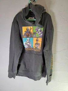 Star Wars Youth Boys Large Hoodie Lucas Arts Lightsaber Graphic Pullover Large  - Picture 1 of 5