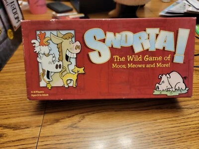 SNORTA! Barnyard Animals Game by Out of the Box 2004. Cards unplayed - Image 1 of 4