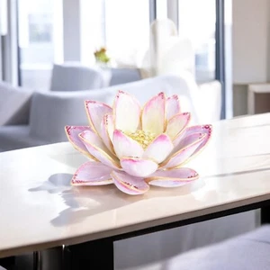Jay Strongwater Kamal Lotus Table Objet SDH1946-256 - Picture 1 of 4