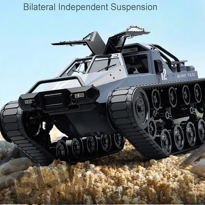 JJRC Q79 1:12 RC Car 2.4G High-speed Electric Off-road Tank Stunt Car Crawler - Image 1 of 4