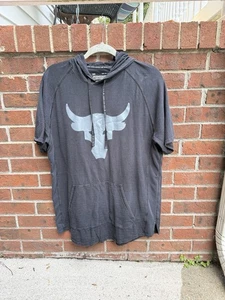 Under Armour Gray Grey The rock Shirt Size Large Men’s - Picture 1 of 4