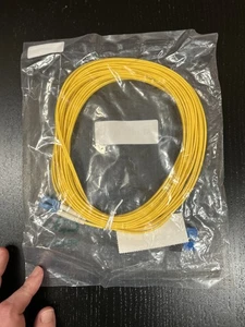 New 8M SC to LC Yellow Fiber Optic Cable ISE1071-008M Network Patch Cord - Picture 1 of 2