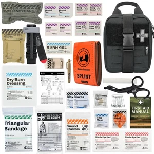 IFAK Trauma Kit with C-A-T Tourniquet for Wound Care, Tactical First Aid Kit ... - Picture 1 of 7