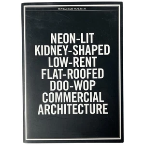 2001 Pentagram Papers #30 Neon-Lit Kidney-Shaped Doo-Wop Commercial Architecture - Imagen 1 de 9