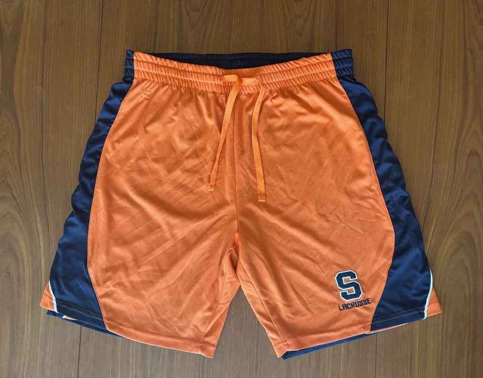 Шорты двусторонние мужские Syracuse оранжевые NCAA лакросс большой размер темно-оранжевые - Изображение 1 из 4