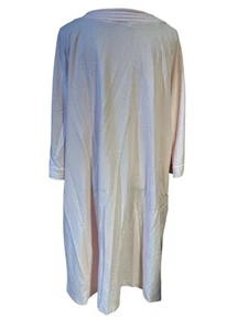 Vintage Vanity Fair Velour Zip Bathrobe Housecoat Blue Pink Comfy SZ 3X USA - Picture 1 of 3