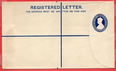 India KGVI Stationary Registered Envelope / cover Printer S P INDIA Mint - Image 1 of 3
