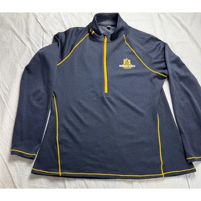 Pullover Under Armour Murray State Racers con cremallera en cuarto para mujer M azul amarillo Foto 1 de 4