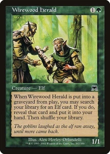 WIREWOOD HERALD - Onslaught – MTG Magic the Gathering Card - Common - Picture 1 of 5