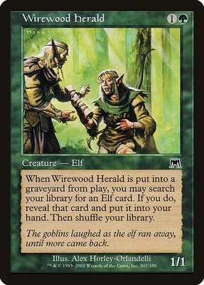 WIREWOOD HERALD - Onslaught – MTG Magic the Gathering Card - Common - Image 1 of 4