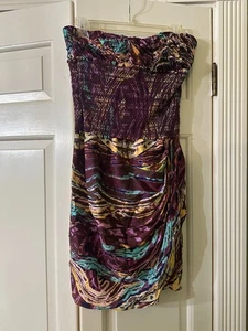 Catherine Malandrino Multicolored Sleeveless Midi Dress, Size 6, Tags Attached!! - Picture 1 of 2