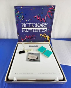 VINTAGE Pictionary Party Edition Game 1989 Classic Drawing Board Game - Picture 1 of 9