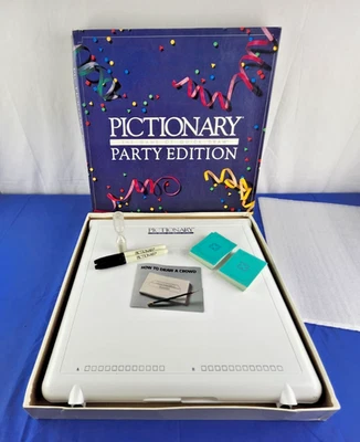 VINTAGE Pictionary Party Edition Game 1989 Classic Drawing Board Game - Image 1 of 4