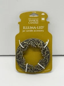 NEW Illuma-Lid Topper w/ Leaves & Berries - Yankee Candle - Gold Model: 1195830 - Picture 1 of 5