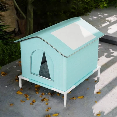 Outdoor Portable Pet Cat Folding House Waterproof Universal Hideaway Shelter US - Image 1 of 4