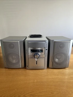 Sharp XL-MP 130 System 5-CD / Cassette AM/FM Panasonic Speakers Tested & Working - Image 1 of 4