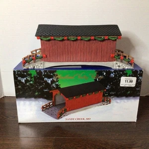 Heartland Valley Village Sandy Creek MO Missouri überdachte Brücke Weihnachten - Bild 1 von 7