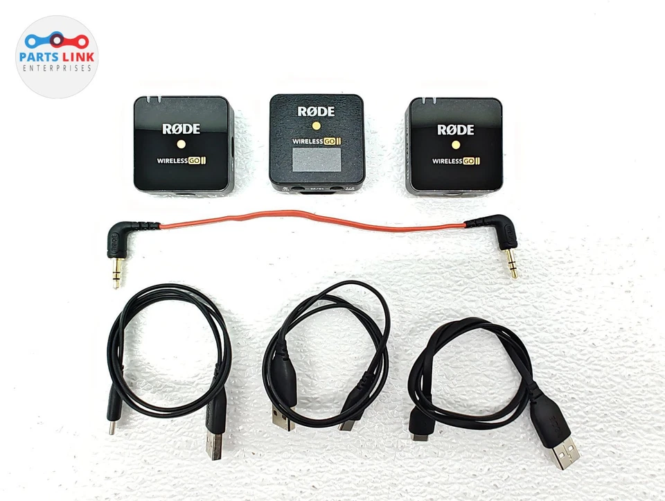 RØDE Rode Wireless Go II Dual Channel Wireless Microphone Audio System Pod Cast - Image 1 of 4