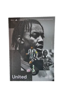 NEWCASTLE UNITED   v WOLVERHAMPTON  WANDERERS PREMIER LEAGUE  PROGRAMME 25/26 - Picture 1 of 1
