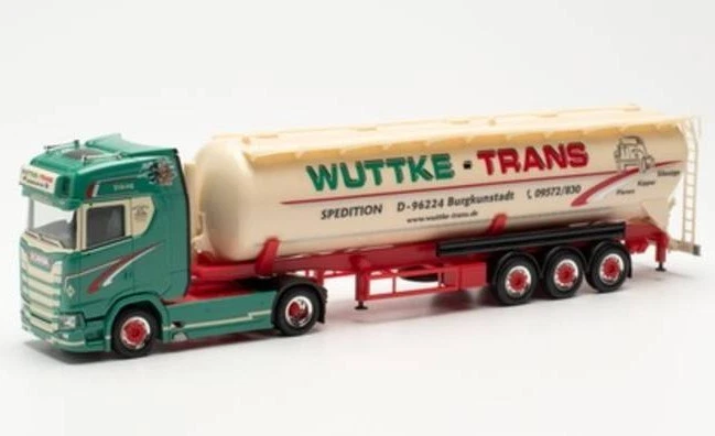 HERPA, Scania CS20 D S.Sz. Wuttke-Trans Burgkunstadt, 1/87,  HER314886 - Immagine 1 di 1