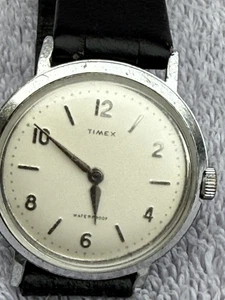 Vintage Timex Aluminum Case men's watch Runs! very early, 60s? Nice shape - Picture 1 of 12