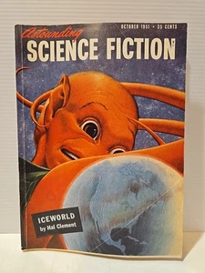 ASTOUNDING SCIENCE FICTION Oct 1951 - Hal Clement, Ice World + More - Picture 1 of 5