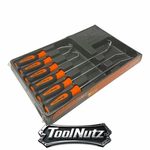 Snap-on Tools NEW SGRHT6BO 6 Piece ORANGE Soft Grip Radiator Hose Pick Set USA - Foto 1 di 12