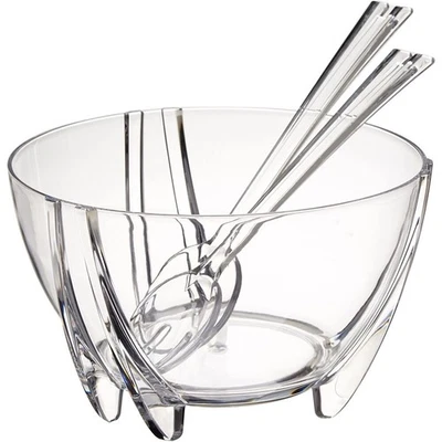 PRODYNE SB3C ILLUSIONS SALAD BOWL SERVERS 6QT SHATTERPROOF - Image 1 of 4