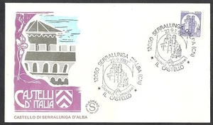 1980 ITALIA FDC FILAGRANO CASTELLO SERRALUNGA D'ALBA - SERIE CASTELLI D'ITALIA - Picture 1 of 1