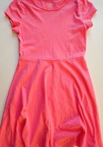Girls Dress Children's Place Size Large 10/12 Short Sleeve Pink Casual A-Line - Picture 1 of 14