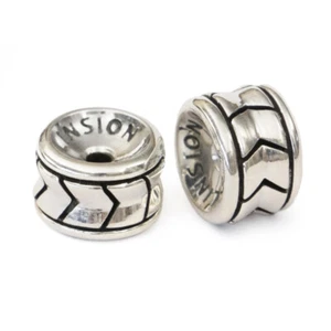 Accesorio punk hágalo usted mismo 7 estilos disponibles cuentas septales de plata de ley 925 TA491D - Imagen 1 de 19
