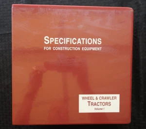 HUGE Dataquest Wheel & Crawler Tractor Spec Manual Case CAT Komatsu Fiat Allis - Picture 1 of 20