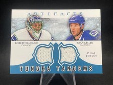 2012-13 UPPER DECK ARTIFACTS ROBERTO LUONGO RYAN KESLER TT-LK TUNDRA DUAL JERSEY