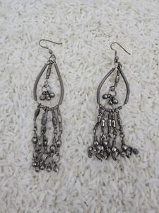 Jewelry Silver Tone Dangle Earrings Bohemian Style For Women - Picture 1 of 7
