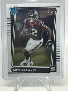 2021 donruss optic nico collins RC rated rookie - Picture 1 of 2