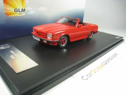 MERCEDES BENZ 500 SL AMG R107 1983 1/43 GLM MODELS (RED) - Immagine 1 di 1