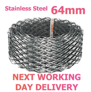 64mm Stainless Steel EML Mesh Roll Next Day Delivery - Picture 1 of 1
