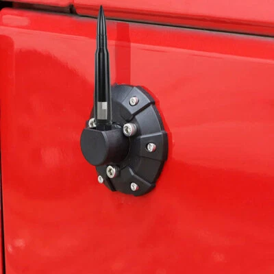 Car Short Bullet Antenna Mast Radio For Jeep Wrangler JK TJ 1997~2021 Ford F150, — 第 1/4 张图片