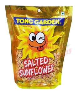 TONG JARDÍN SALADO GRANO DE GIRASOL TOSTADO DELICIOSO BOCADILLO 110G - Imagen 1 de 3