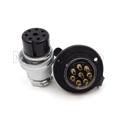 GX25 8 Pin Male 25mm Screw Type Panel Connector Adapter Aviation Plug - Image 1 of 4