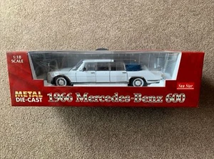 Sunstar 1/18 1966 Mercedes Benz 600 Limo White - Picture 1 of 4